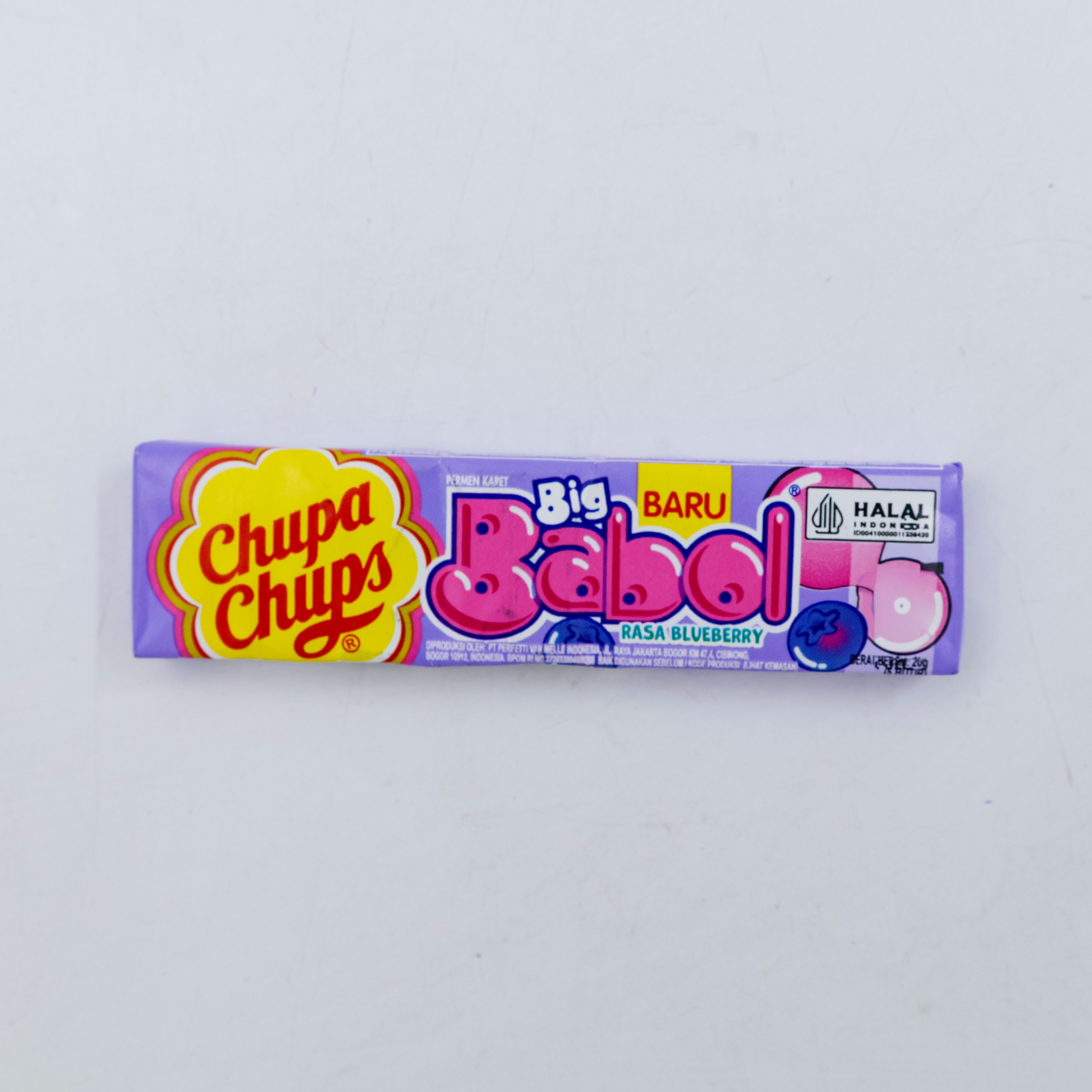 Chupa Chups Chewing gum Rasa Blueberry 20grams
